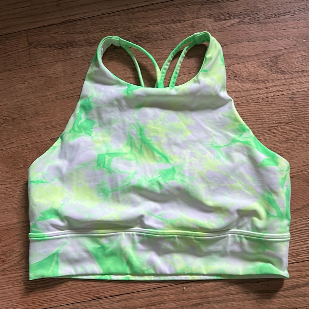 Lululemon Athletica Green Sports Bra